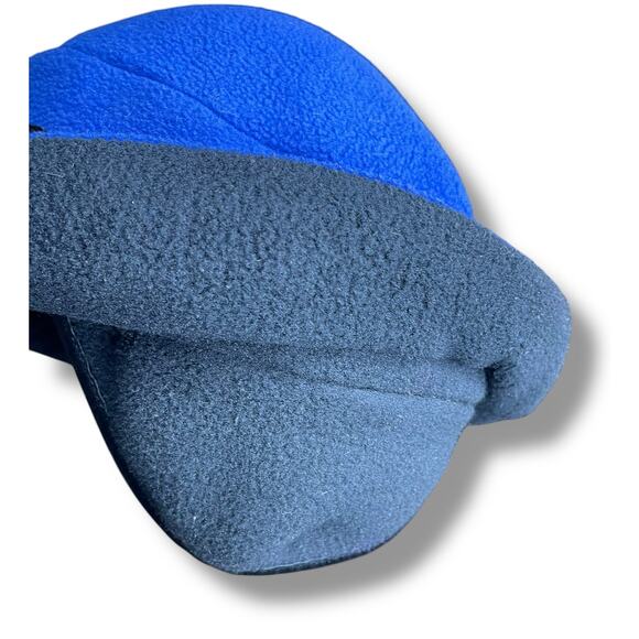 Vintage Marmot Townie Fleece Cap Hat Beanie Ear Flaps Style 1952 USA OS Blue - Picture 9 of 14